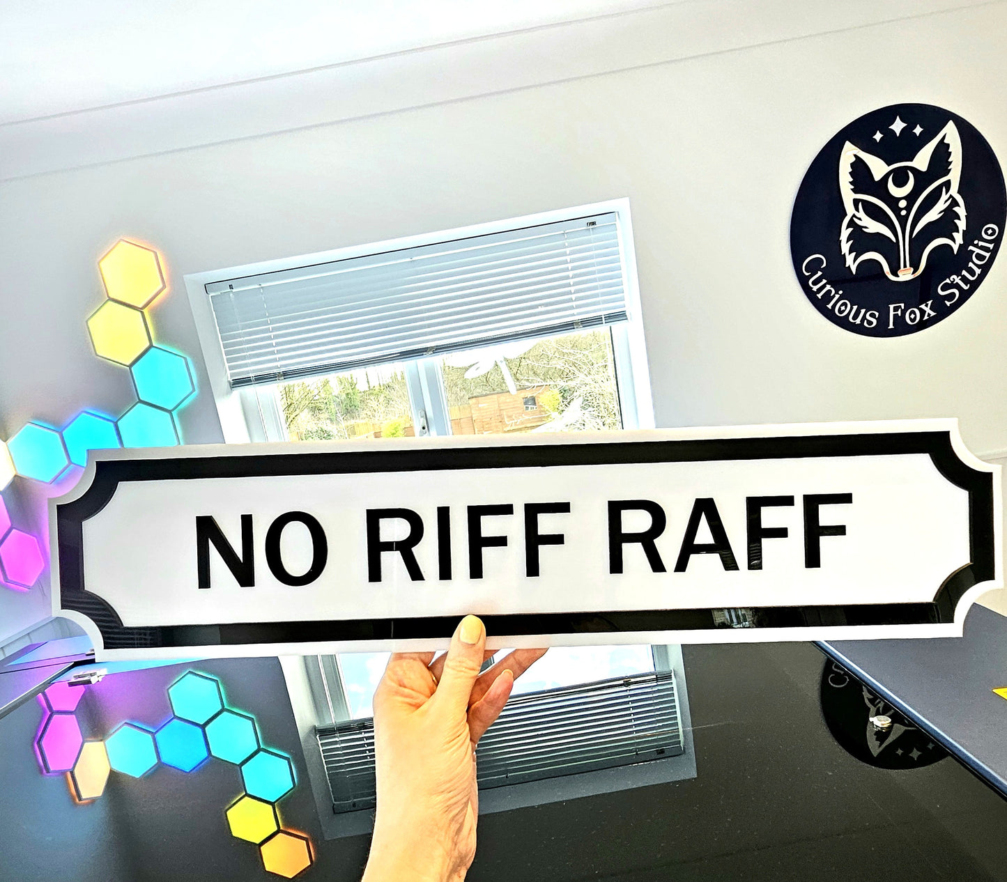 No Riff Raff Wall Sign