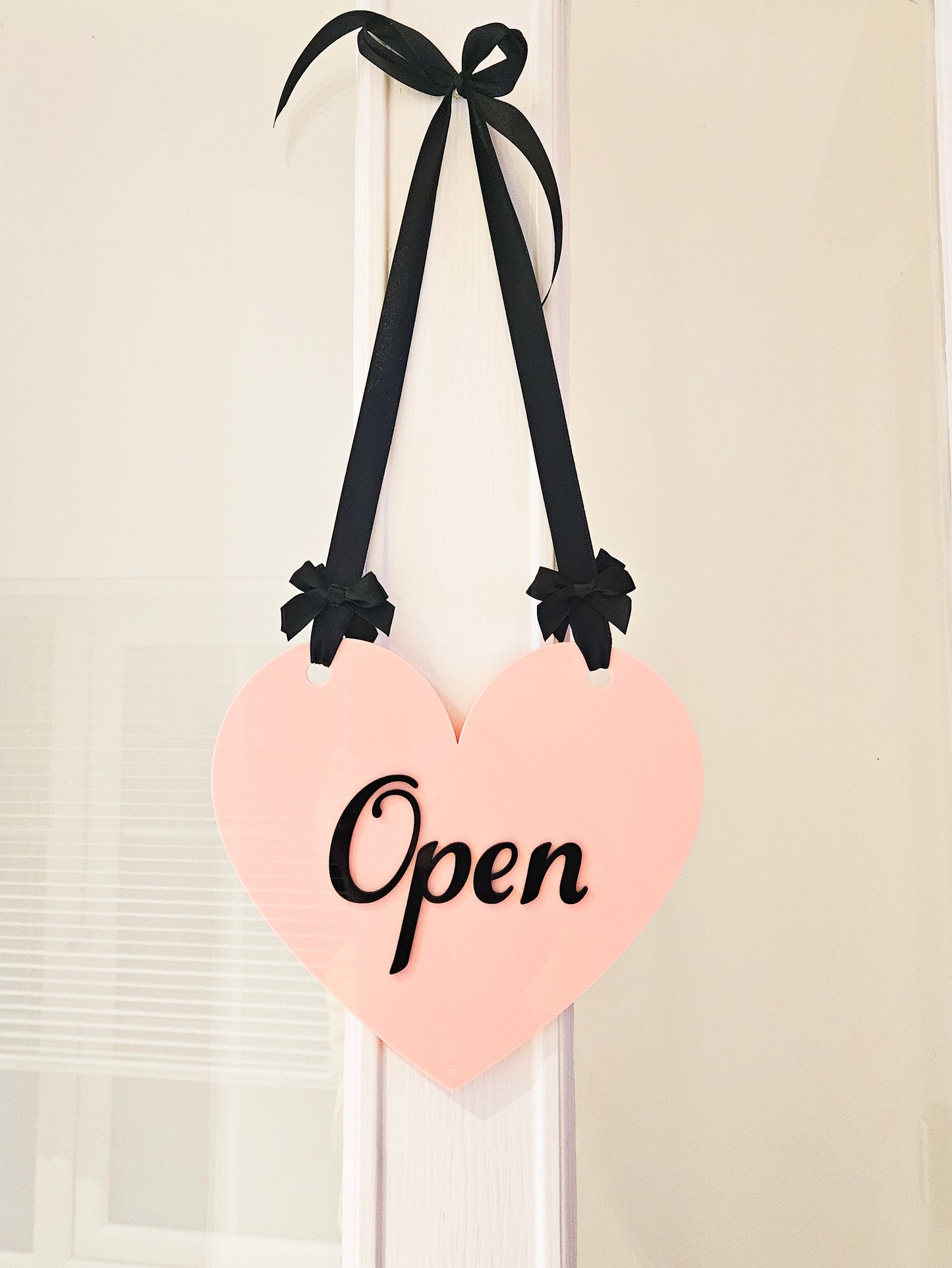 Shop Open / Closed Sign - Heart