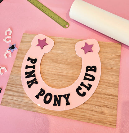 Pink Pony Club Wall Decor