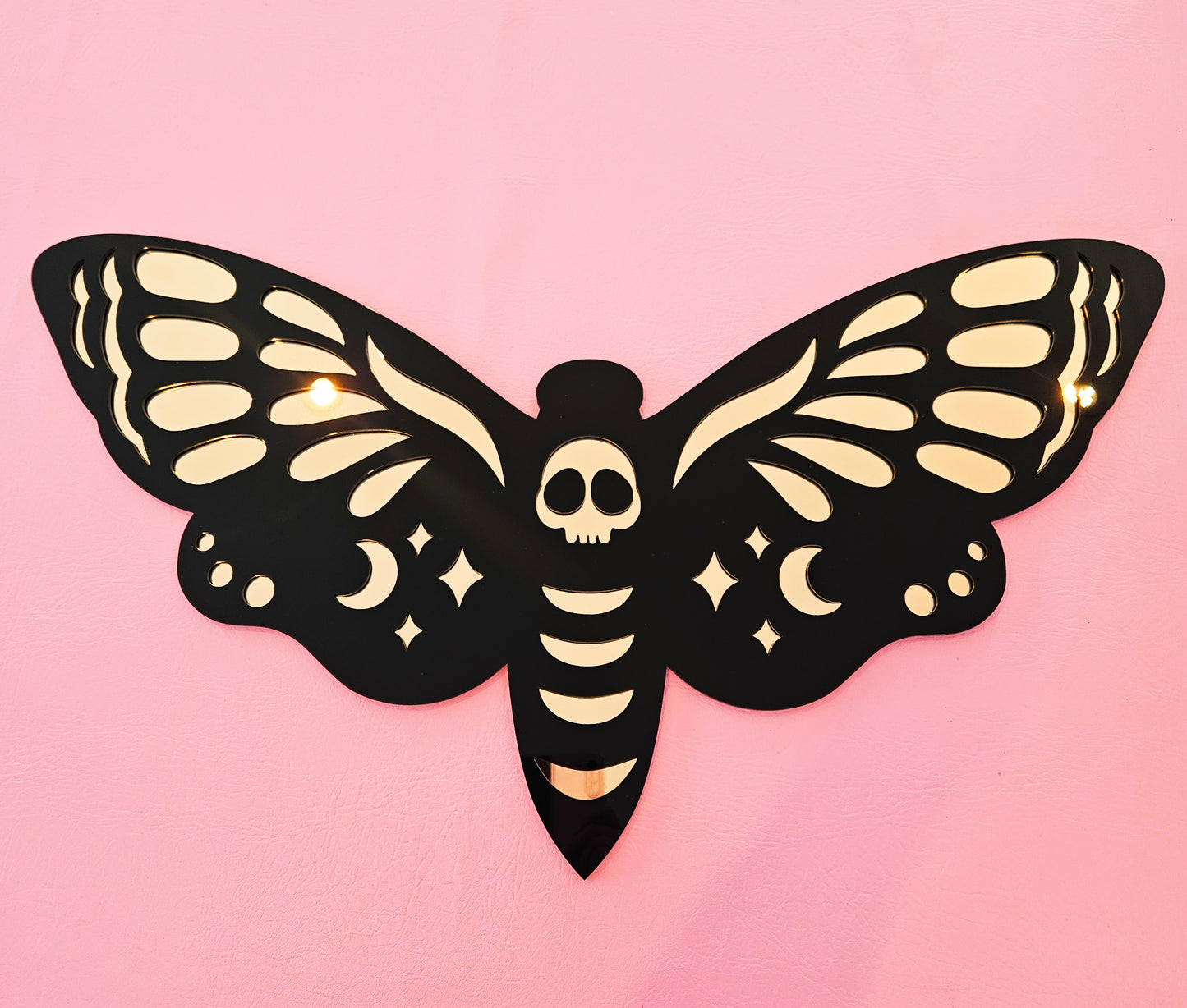 Death Moth Mirror Wall Art