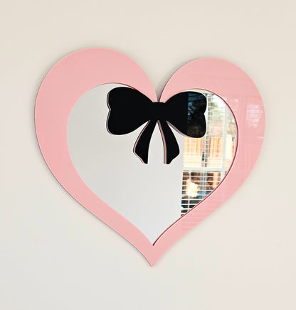 Heart and Bow Mirror