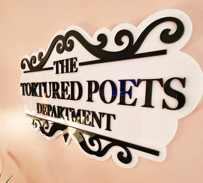 The Tortured Poets Department Sign